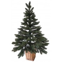 Ялина лита зелена 0,9 м у горщику з лози